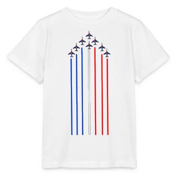 Patrouille de France Meeting Luftwaffe Luftwaffe - Stanley/Stella Kinder T-Shirt MINI CREATOR  - Weiß - Vorne - Maike (125cm)