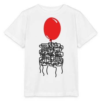 Ballonyrinth Ballon-Faden-Labyrinth - Stanley/Stella Kinder T-Shirt MINI CREATOR  - Weiß - Vorne - Maike (125cm)