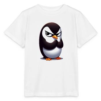Pinguin Lustige Tiere - Stanley/Stella Kinder T-Shirt MINI CREATOR  - Weiß - Vorne - Maike (125cm)