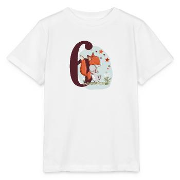 Birthday Number 6 Fox and Rabbit Birthday Shirt - Stanley/Stella MINI CREATOR Kids’ T-Shirt - white - Front - Maike (125cm)