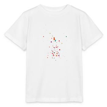Klecksekunstwerk - Stanley/Stella MINI CREATOR Kids’ T-Shirt - white - Front - Maike (125cm)