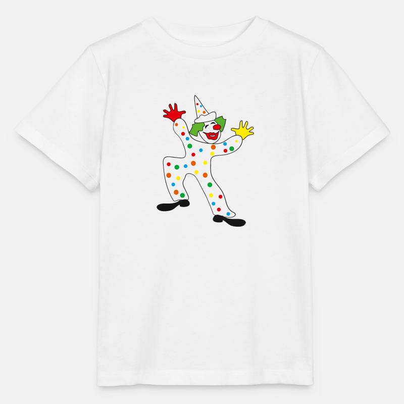 Clown - Stanley/Stella Kinder T-Shirt MINI CREATOR  - Weiß