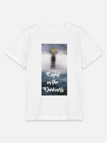light in the darkness - Stanley/Stella Kinder T-Shirt MINI CREATOR - Weiß