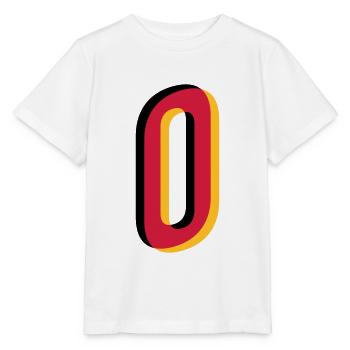 0 Number Germany Jersey Number black red gold - Stanley/Stella MINI CREATOR Kids’ T-Shirt - white - Front - Maike (125cm)