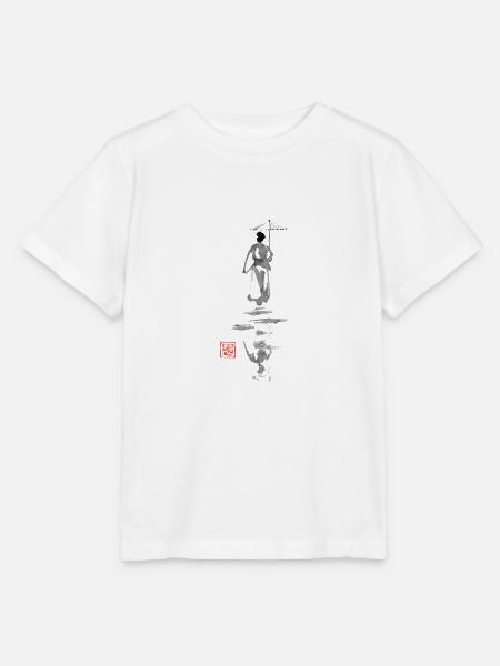 Geisha Reflexion - Stanley/Stella Kinder T-Shirt MINI CREATOR  - Weiß