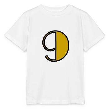 9. 9 YEARS. 9th ANNIVERSARY. BIRTHDAY 9 YEARS - Stanley/Stella MINI CREATOR Kids’ T-Shirt - white - Front - Maike (125cm)
