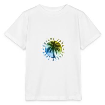 Greece Tour Urlaub - Stanley/Stella Kinder T-Shirt MINI CREATOR  - Weiß - Vorne - Maike (125cm)