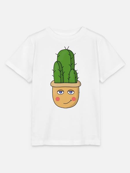 Ein niedlicher Kaktus - Stanley/Stella Kinder T-Shirt MINI CREATOR  - Weiß