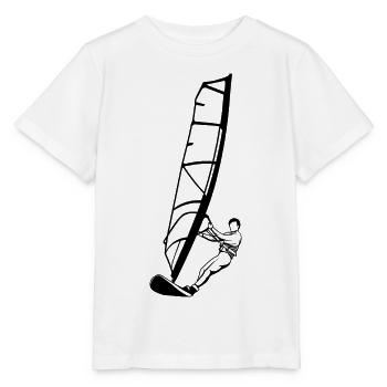 Planche à voile - T-shirt bio MINI CREATOR Stanley/Stella Enfant - blanc - Devant - Maike (125cm)