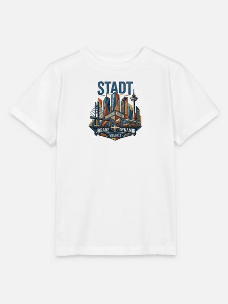Stadt Dynamik: Kultur & Licht - Stanley/Stella Kinder T-Shirt MINI CREATOR - Weiß