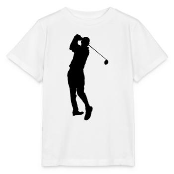 Golfspieler - Stanley/Stella Kinder T-Shirt MINI CREATOR  - Weiß - Vorne - Maike (125cm)