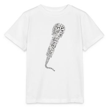 Poetry Slam Mic - Stanley/Stella Kinder T-Shirt MINI CREATOR  - Weiß - Vorne - Maike (125cm)
