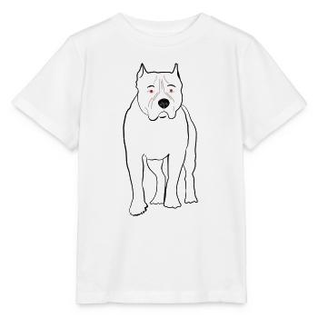 Power dog - Stanley/Stella MINI CREATOR Kids’ T-Shirt - white - Front - Maike (125cm)