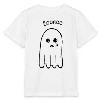 Boohoo Gespenst - Stanley/Stella Kinder T-Shirt MINI CREATOR  - Weiß - Vorne - Maike (125cm)