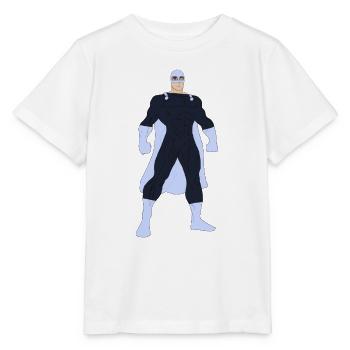 Be a Superhero! Be brave! - Stanley/Stella MINI CREATOR Kids’ T-Shirt - white - Front - Maike (125cm)