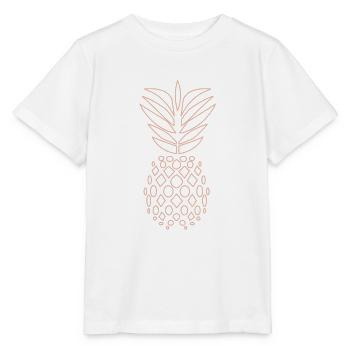 Ananas graphiques - T-shirt bio MINI CREATOR Stanley/Stella Enfant - blanc - Devant - Maike (125cm)