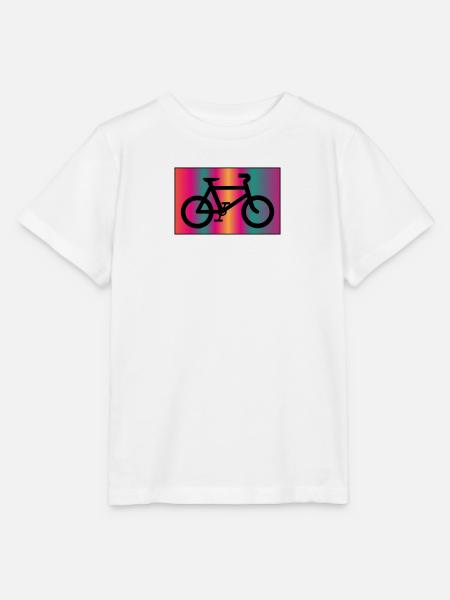FAHRRAD - Stanley/Stella Kinder T-Shirt MINI CREATOR  - Weiß