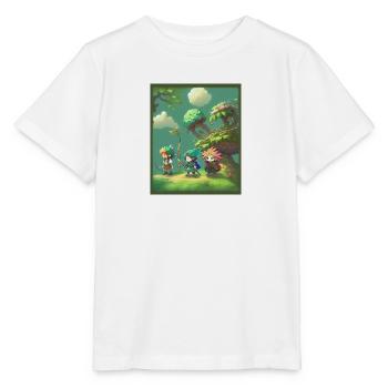 Une vie imaginaire - T-shirt bio MINI CREATOR Stanley/Stella Enfant - blanc - Devant - Maike (125cm)