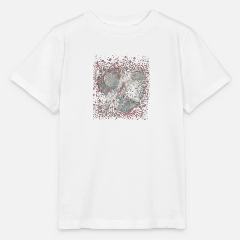 Tête ensanglantée - T-shirt bio MINI CREATOR Stanley/Stella Enfant - blanc
