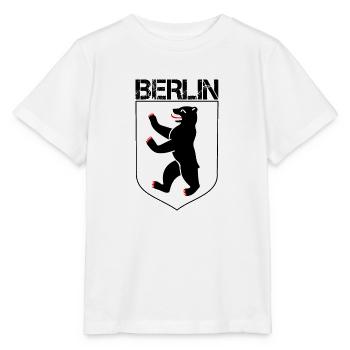 Berliner Bär Wappen - Stanley/Stella Kinder T-Shirt MINI CREATOR  - Weiß - Vorne - Maike (125cm)
