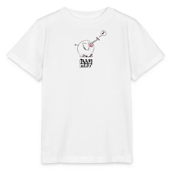 Trompettiste - T-shirt bio MINI CREATOR Stanley/Stella Enfant - blanc - Devant - Maike (125cm)