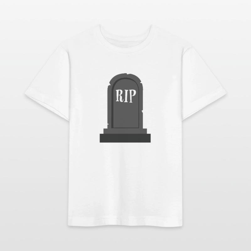 Gravestone RIP Halloween Stanley/Stella MINI CREATOR Kids’ T-Shirt