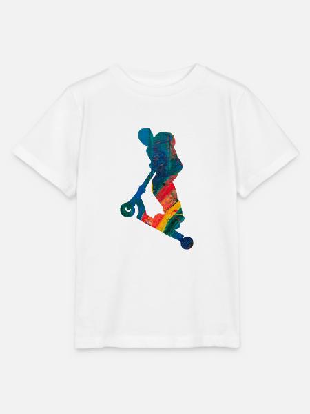 Freestyle-Roller - Stanley/Stella Kinder T-Shirt MINI CREATOR  - Weiß