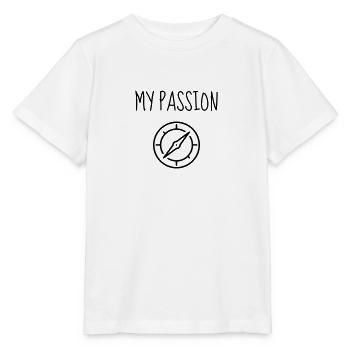 Geocaching / Geocacher / Compass / GPS - Stanley/Stella MINI CREATOR Kids’ T-Shirt - white - Front - Maike (125cm)