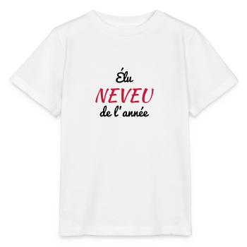 Niece Nephew Nichte Neffe Nièce Neveu Baby - Stanley/Stella MINI CREATOR Kids’ T-Shirt - white - Front - Maike (125cm)