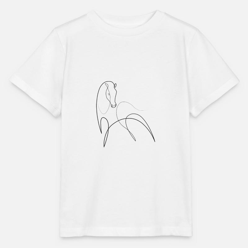 Pferd - Stanley/Stella Kinder T-Shirt MINI CREATOR  - Weiß