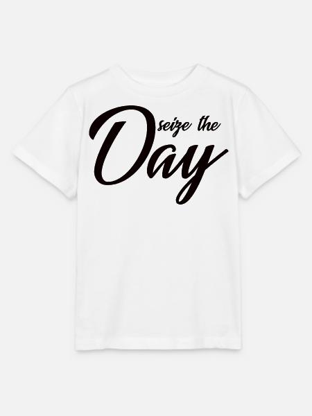 Seize the Day Design - Stanley/Stella Kinder T-Shirt MINI CREATOR - Weiß