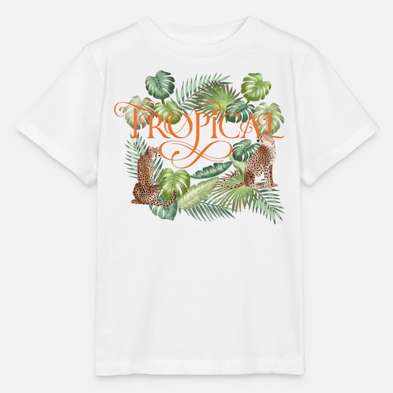 Été tropical - T-shirt bio MINI CREATOR Stanley/Stella Enfant - blanc