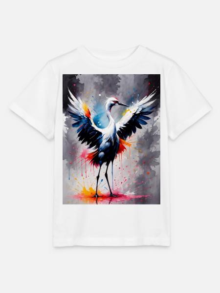 Kranich - Stanley/Stella Kinder T-Shirt MINI CREATOR - Weiß