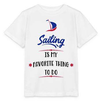sailing - Stanley/Stella MINI CREATOR Kids’ T-Shirt - white - Front - Maike (125cm)
