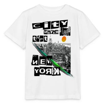 New York - T-shirt bio MINI CREATOR Stanley/Stella Enfant - blanc - Devant - Maike (125cm)