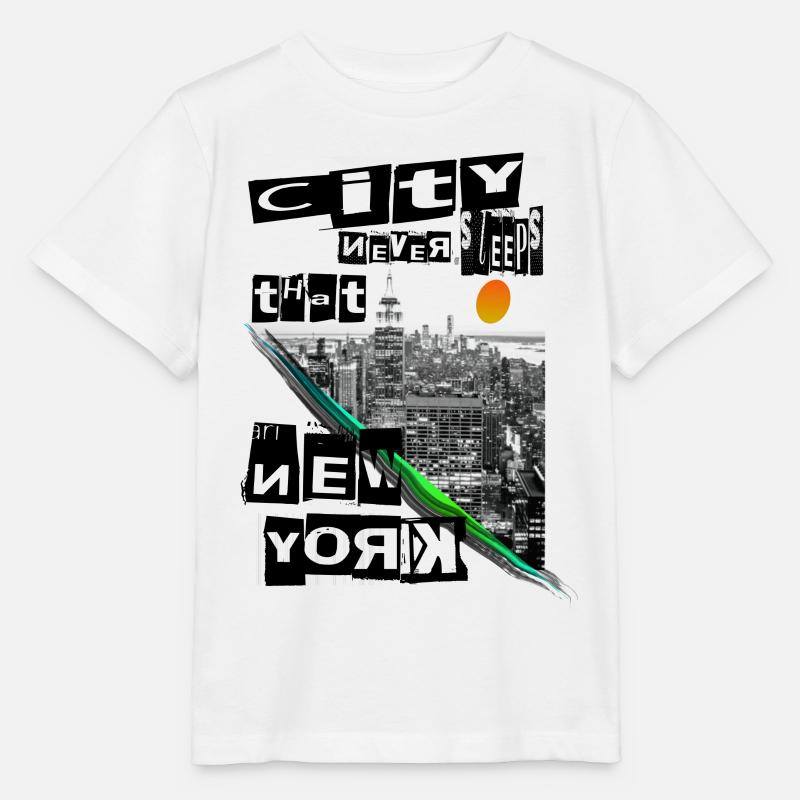 New York - T-shirt bio MINI CREATOR Stanley/Stella Enfant - blanc