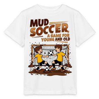 Mud football - Stanley/Stella MINI CREATOR Kids’ T-Shirt - white - Front - Maike (125cm)
