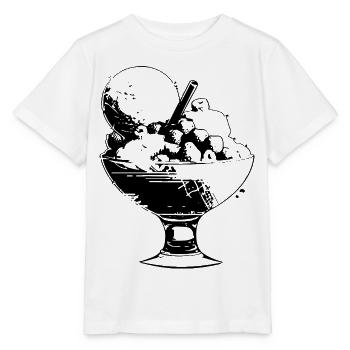 Eisbecher - Stanley/Stella Kinder T-Shirt MINI CREATOR  - Weiß - Vorne - Maike (125cm)