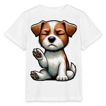 Jack Russel terrier Jack russel liebhaber Jackie - Stanley/Stella Kinder T-Shirt MINI CREATOR  - Weiß - Vorne - Maike (125cm)