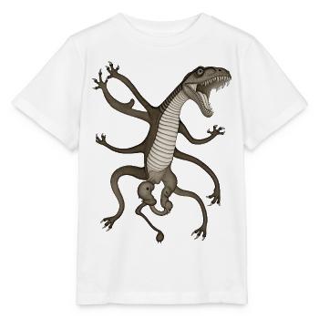 BUG #11 - dark hell - T-shirt bio MINI CREATOR Stanley/Stella Enfant - blanc - Devant - Maike (125cm)