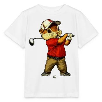 Chipmunk Golf - Stanley/Stella MINI CREATOR Kids’ T-Shirt - white - Front - Maike (125cm)