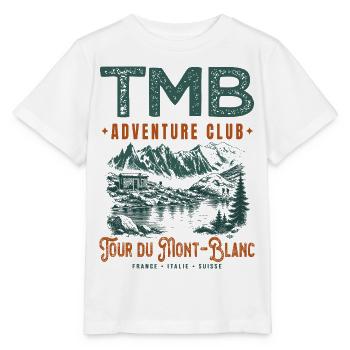 TMB Adventure Club Tour du Mont-Blanc Randonnée - T-shirt bio MINI CREATOR Stanley/Stella Enfant - blanc - Devant - Maike (125cm)