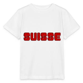 SCHWEIZ. LAND. GENF. SCHWEIZ. HUMOR. LAND - Stanley/Stella Kinder T-Shirt MINI CREATOR  - Weiß - Vorne - Maike (125cm)