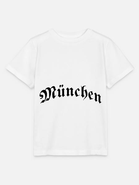 München Typografie Fraktur - Stanley/Stella Kinder T-Shirt MINI CREATOR  - Weiß