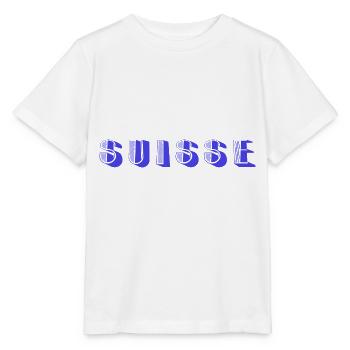 SCHWEIZ. LAND. GENF. SCHWEIZ. HUMOR. LAND - Stanley/Stella Kinder T-Shirt MINI CREATOR  - Weiß - Vorne - Maike (125cm)
