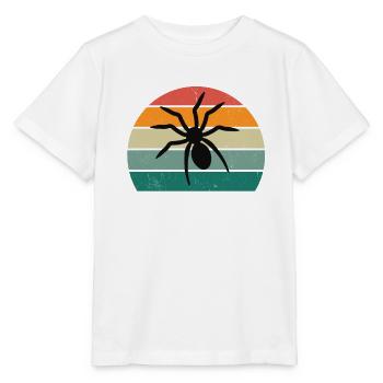 Spiders Spider web web arachnid legs 8 spider - Stanley/Stella MINI CREATOR Kids’ T-Shirt - white - Front - Maike (125cm)