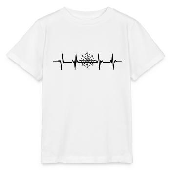 Spinnen Spinnennetz Netz arachnide Beine 8 Spinne - Stanley/Stella Kinder T-Shirt MINI CREATOR  - Weiß - Vorne - Maike (125cm)