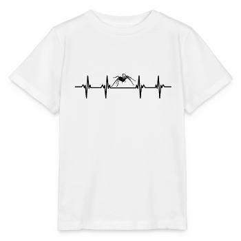 Spinnen Spinnennetz Netz arachnide Beine 8 Spinne - Stanley/Stella Kinder T-Shirt MINI CREATOR  - Weiß - Vorne - Maike (125cm)