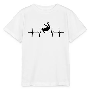 danseur danse mouvement mouvement mouvement couple - T-shirt bio MINI CREATOR Stanley/Stella Enfant - blanc - Devant - Maike (125cm)