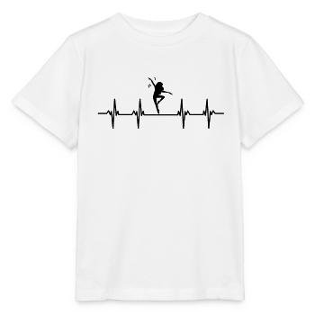 danseur danse mouvement mouvement mouvement couple - T-shirt bio MINI CREATOR Stanley/Stella Enfant - blanc - Devant - Maike (125cm)